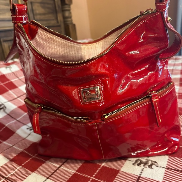 Douney Burke red purse - Picture 2 of 3